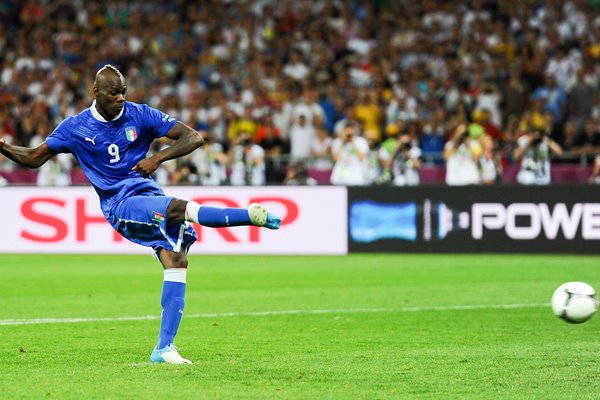 Mario Balotelli penalty v England EURO 2012