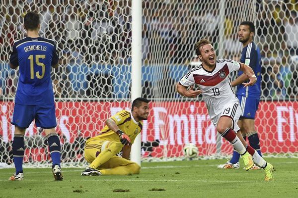 Mario Goetze Germany World Cup Final Winner 2014