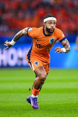 Memphis Depay Netherlands v Turkey Quarter-Final Berlin Germany EURO 2024