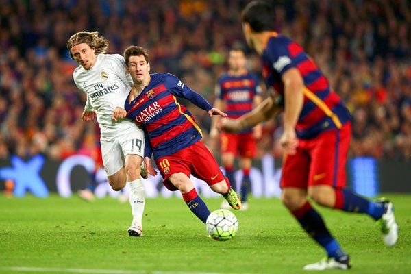 Messi Barcelona v Modric Real Madrid