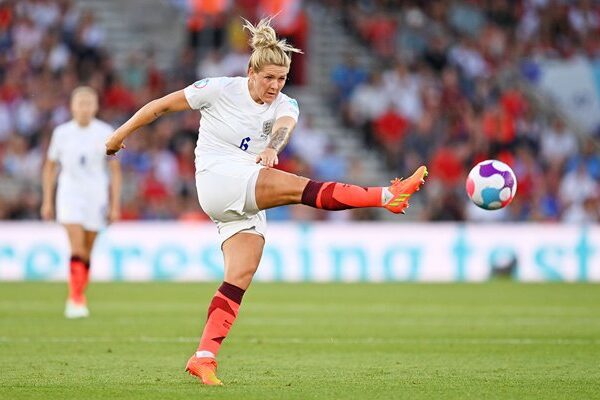 Millie Bright shoots England v Northern Ireland Women's EURO 2022