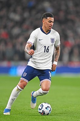 Morgan Rogers England on the ball v Latvia World Cup 2026 Qualifier Wembley