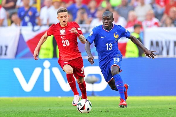 N'Golo Kante France v Sebastian Szymanski Poland Group D EURO 2024