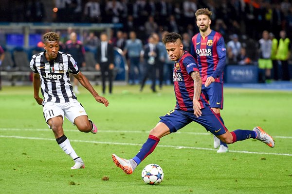 Neymar Barcelona scores v Juventus