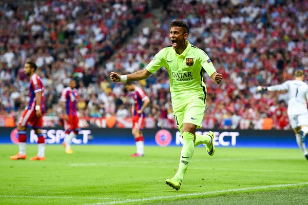 Neymar Barcelona v Bayern Muenchen 2015