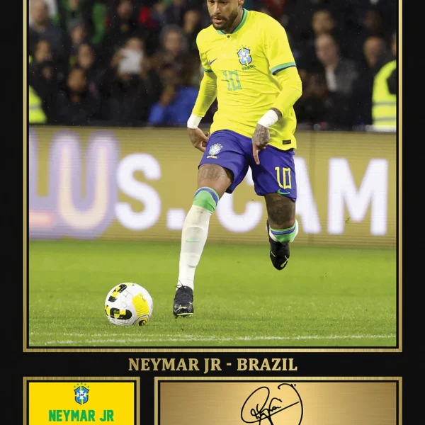 Neymar Jr Brazil Soccer Print