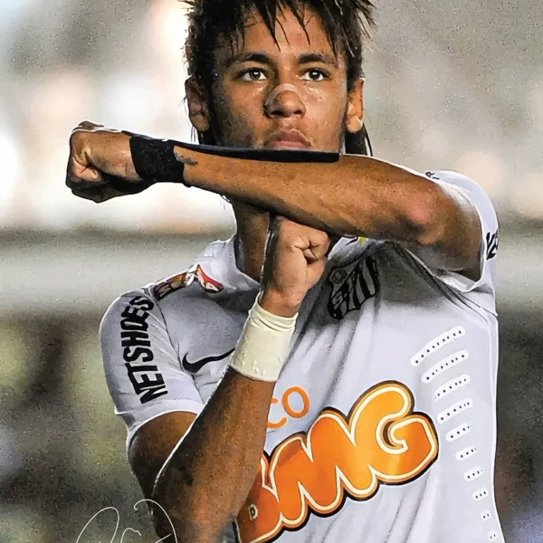 Neymar Jr Celebration Portrait