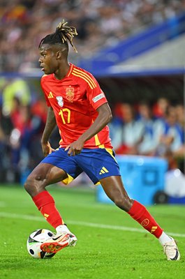 Nico Williams Spain v Georgia Last 16 Cologne EURO 2024