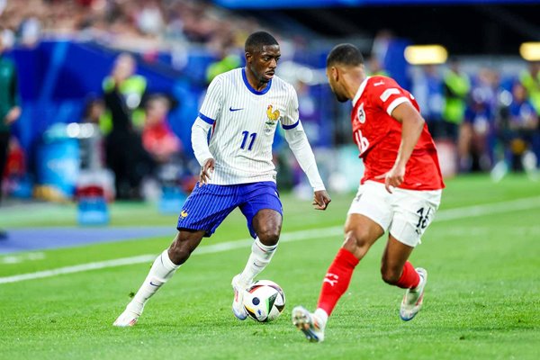 Ousmane Dembele France v Austria Dusseldorf Arena EURO 2024