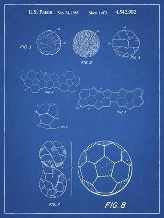 Soccer Ball Patent Print — Blueprint