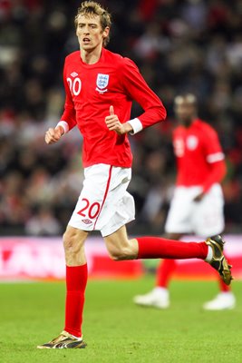 Peter Crouch 2010 England action v Egypt