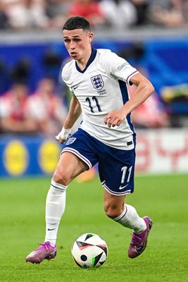 Phil Foden England v Denmark Group Game Frankfurt EURO 2024