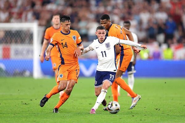 Phil Foden England v Netherlands Semi-Final Dortmund EURO 2024