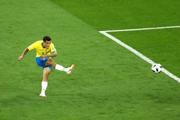 Philippe Coutinho Brazil goal v Switzerland World Cup 2018