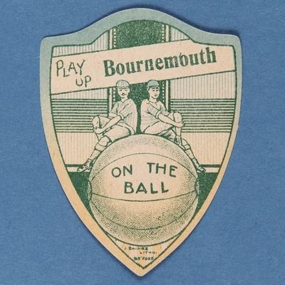 Play Up Bournemouth — Vintage Football Shield Poster
