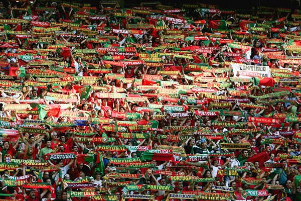 Portugal fans Euro 2004