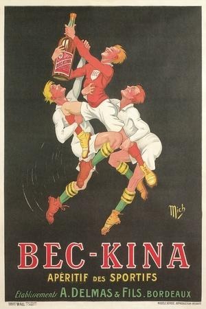 Bec-Kina Apéritif des Sportifs — Vintage French Poster