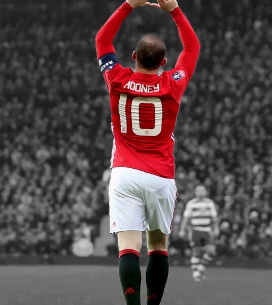 Wayne Rooney — Manchester United Celebration Poster