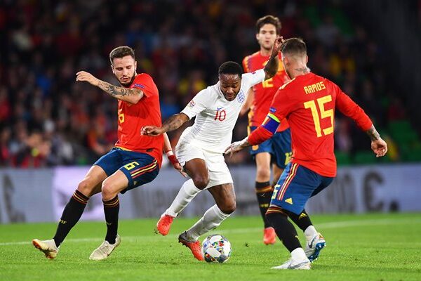 Raheem Sterling England v Spain Nations League 2018