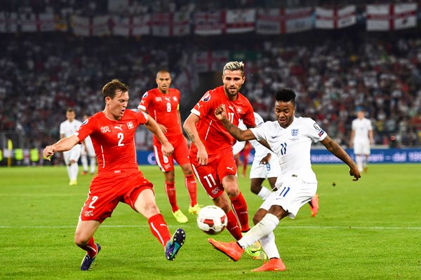 Raheem Sterling England v Switzerland
