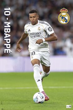 Kylian Mbappe — Real Madrid 2025/26 No.10 Poster