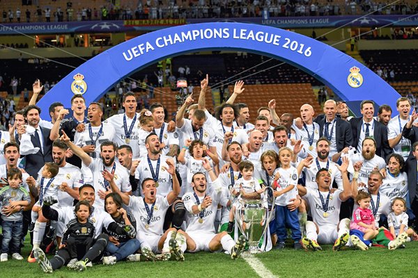 Real Madrid Champions League Winners Milan 2016