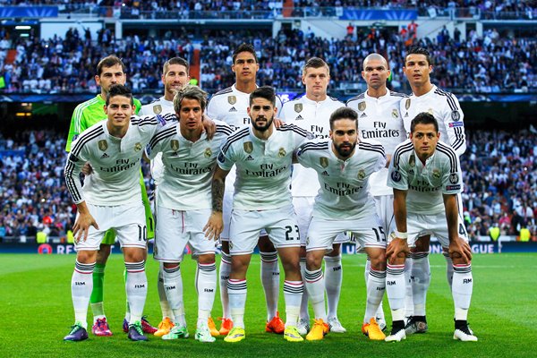 Real Madrid Team UEFA Champions League 2015