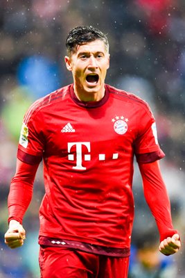 Robert Lewandowski Bayern Munchen celebration