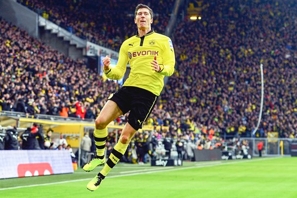 Robert Lewandowski - Borussia Dortmund v Hamburger SV