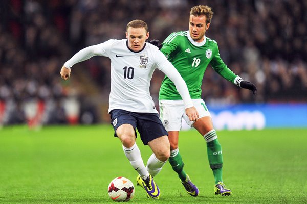 Rooney England v Goetze Germany