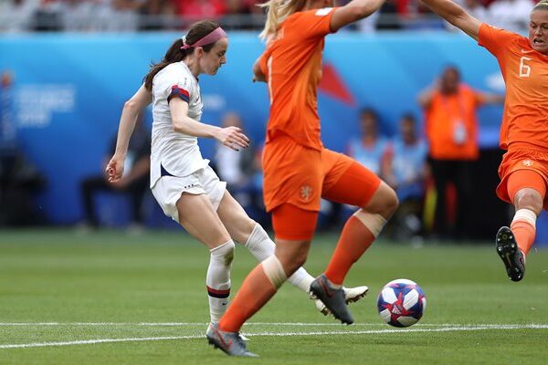 Rose Lavelle USA scores v Netherlands World Cup Final 2019