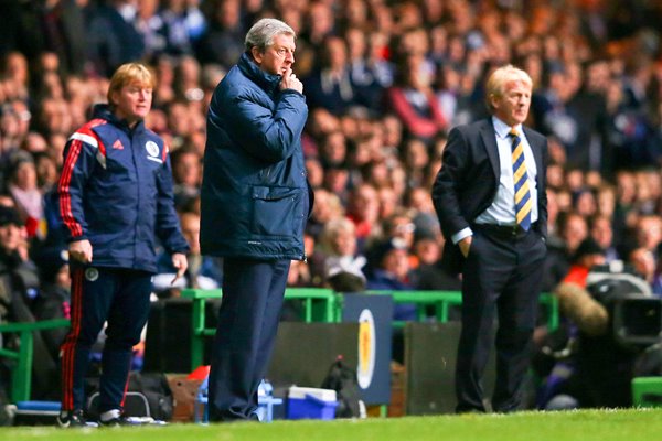 Roy Hodgson & Gordon Strachan Scotland v England