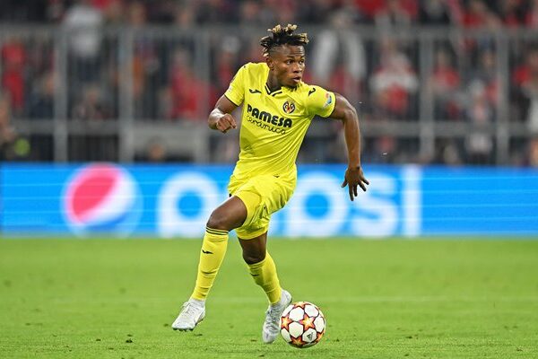Samu Chukwueze Villareal v Bayern Quarter Final Champions League 2022
