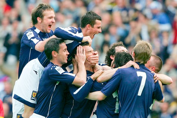 Scotland celebrate
