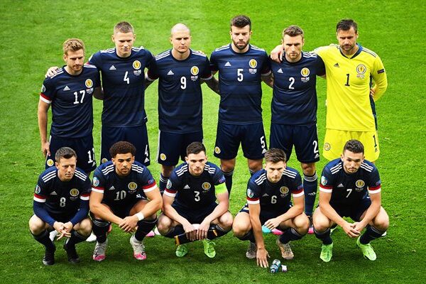 Scotland team v Croatia Group D Glasgow Euro 2020
