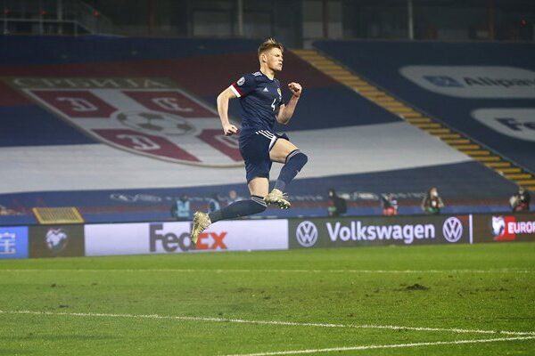 Scott McTominay Scotland celebrates EURO 2020 Play-Off Finals