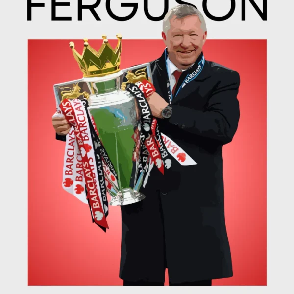 Sir Alex Ferguson Poster - Legendary Manchester United Manager Print