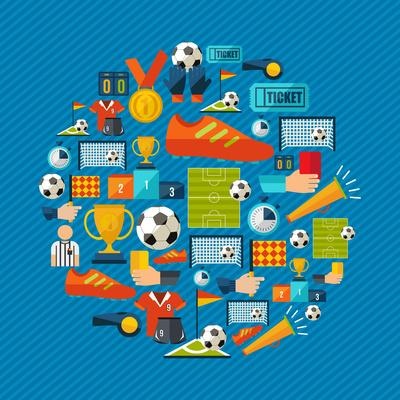 Soccer Champions Icons — Poster