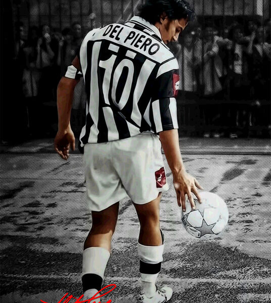 Alessandro Del Piero — Juventus No.10 Poster