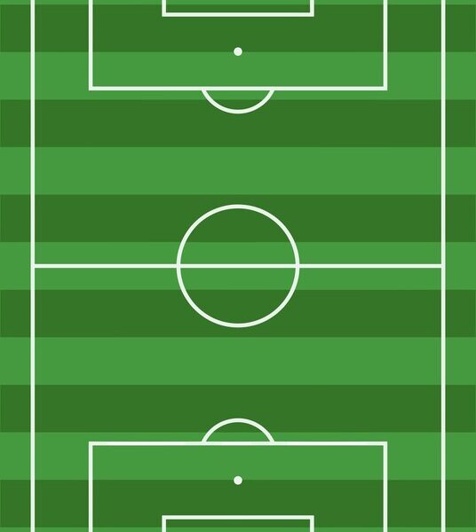 Soccer Pitch — Tactics Diagram Poster