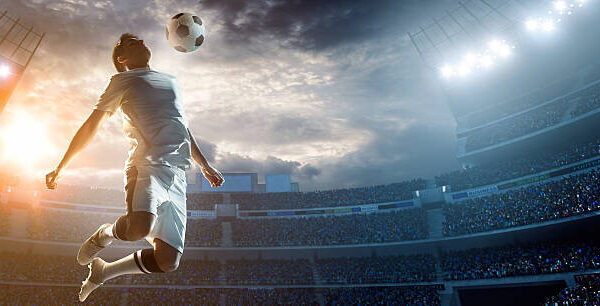 Header Jump — Stadium Silhouette Poster