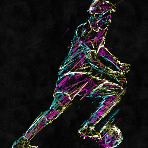 Soccer Player Scribbles
