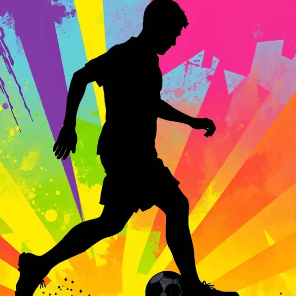 Soccer Player Silhouette 1