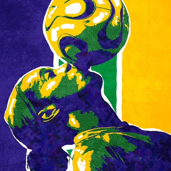 Soccer Player with Ball