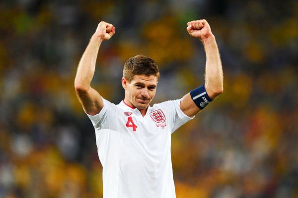 Steven Gerrard England v Ukraine EURO 2012