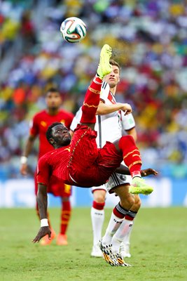 Sulley Muntari Ghana overhead kick v Germany
