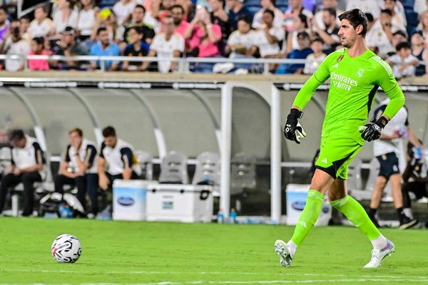 Thibaut Courtois Real Madrid v Juventus Orlando Florida 2023