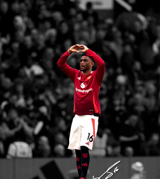 Amad Diallo — Manchester United Celebration Poster