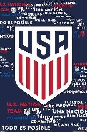 US Soccer — Official Crest Poster