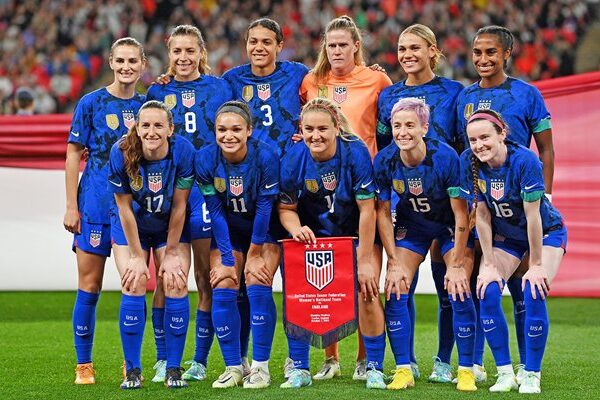 United States team v England Wembley 2022